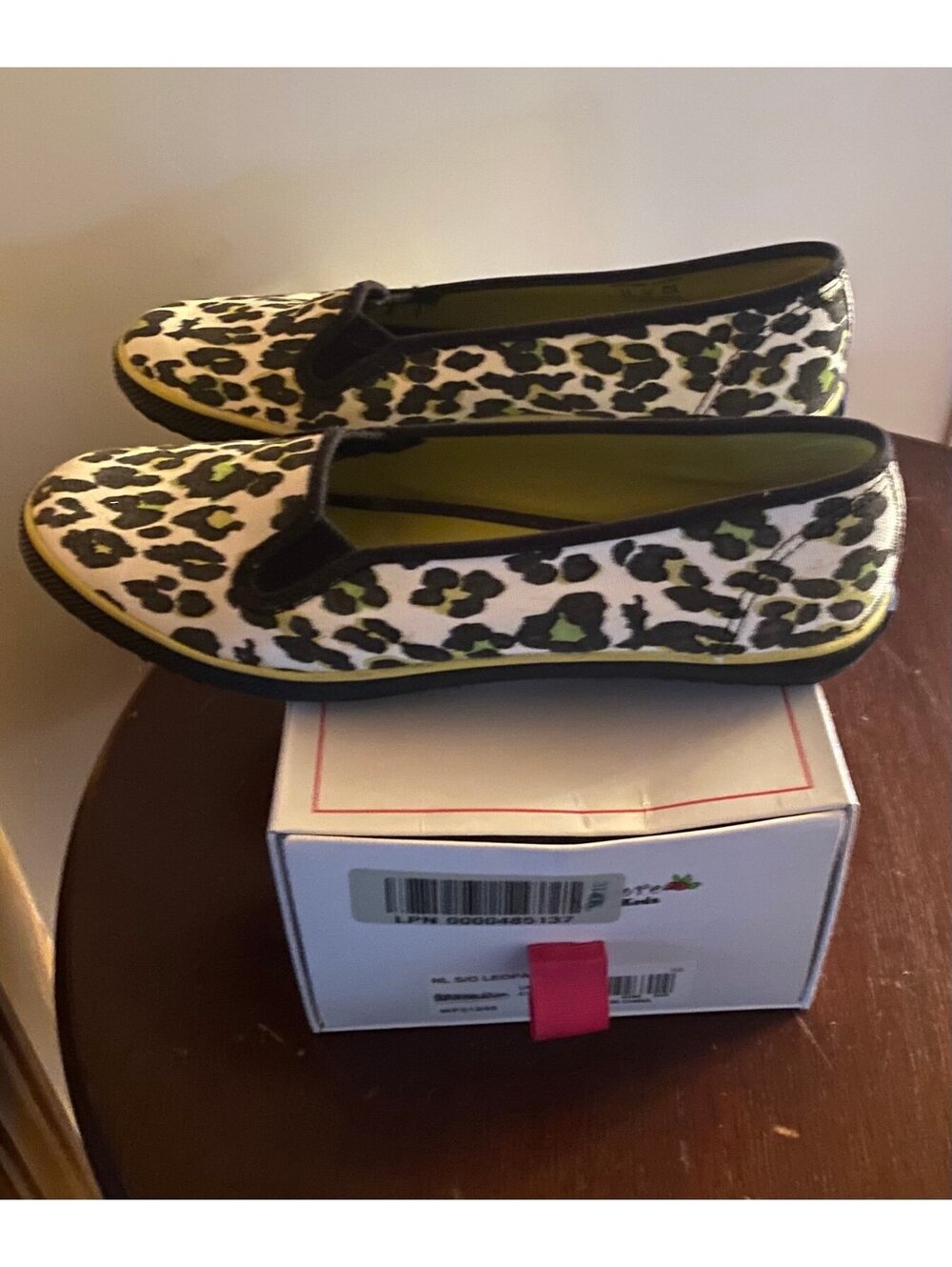 Nanette Lepore for Keds Leopard Print Slip-On Sneakers Size 8M